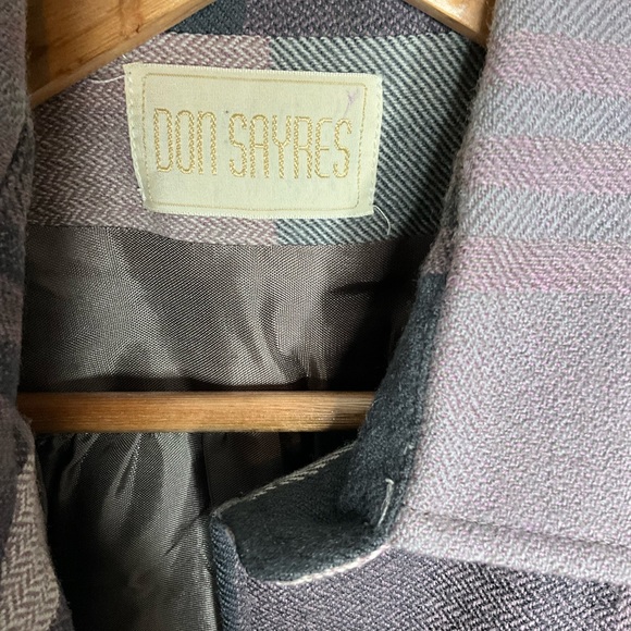 Don Sayres Mable Danahi Womans Jacket 10 Cropped Blazer 100% Wool - Picture 5 of 10